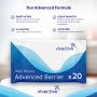 Vivactive Advanced Barrier Wet Wipes 20 Pack - infographic 1