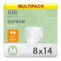 Multipack 8x Lille Healthcare Suprem Pants Extra Medium (1300ml) 14 Pack
