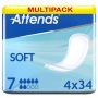Multipack 4x Attends Soft 7 (1287ml) 34 Pack