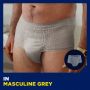 TENA Men Active Fit Pants Normal Grey Small/Medium (850ml) 12 Pack - secondary 7