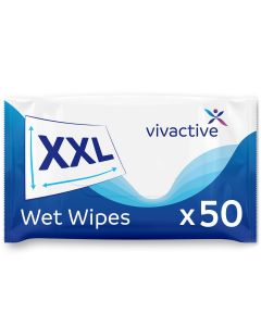 Vivactive XXL Wet Wipes - 50 Pack - Mobile