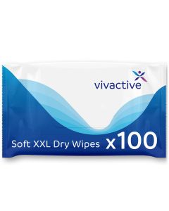 Vivactive XXL Soft Dry Wipes - Pack of 100 - pack
