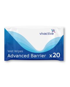 Vivactive Advanced Barrier Wet Wipes 20 Pack - mobile