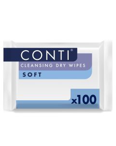 Conti Soft Large Dry Wipes 100 Pack - mobile