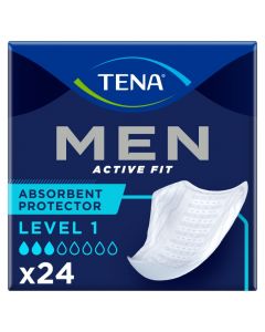 TENA Men Active Fit Absorbent Protector Level 1 (200ml) 24 Pack - mobile