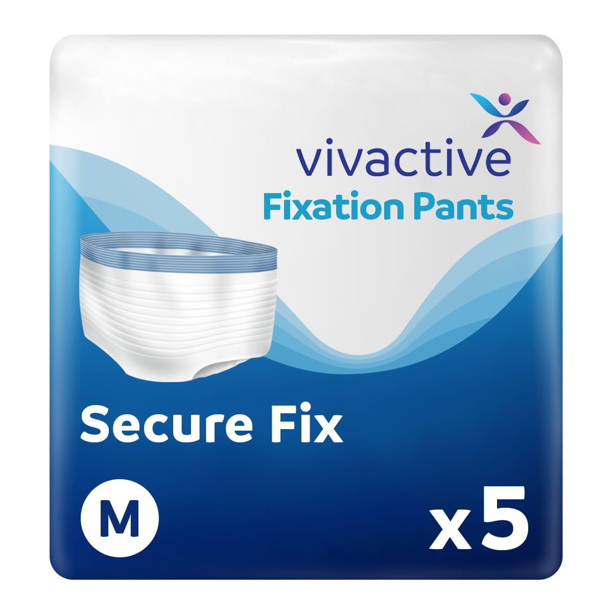 Vivactive Secure Fixation Pants Medium 5 Pack