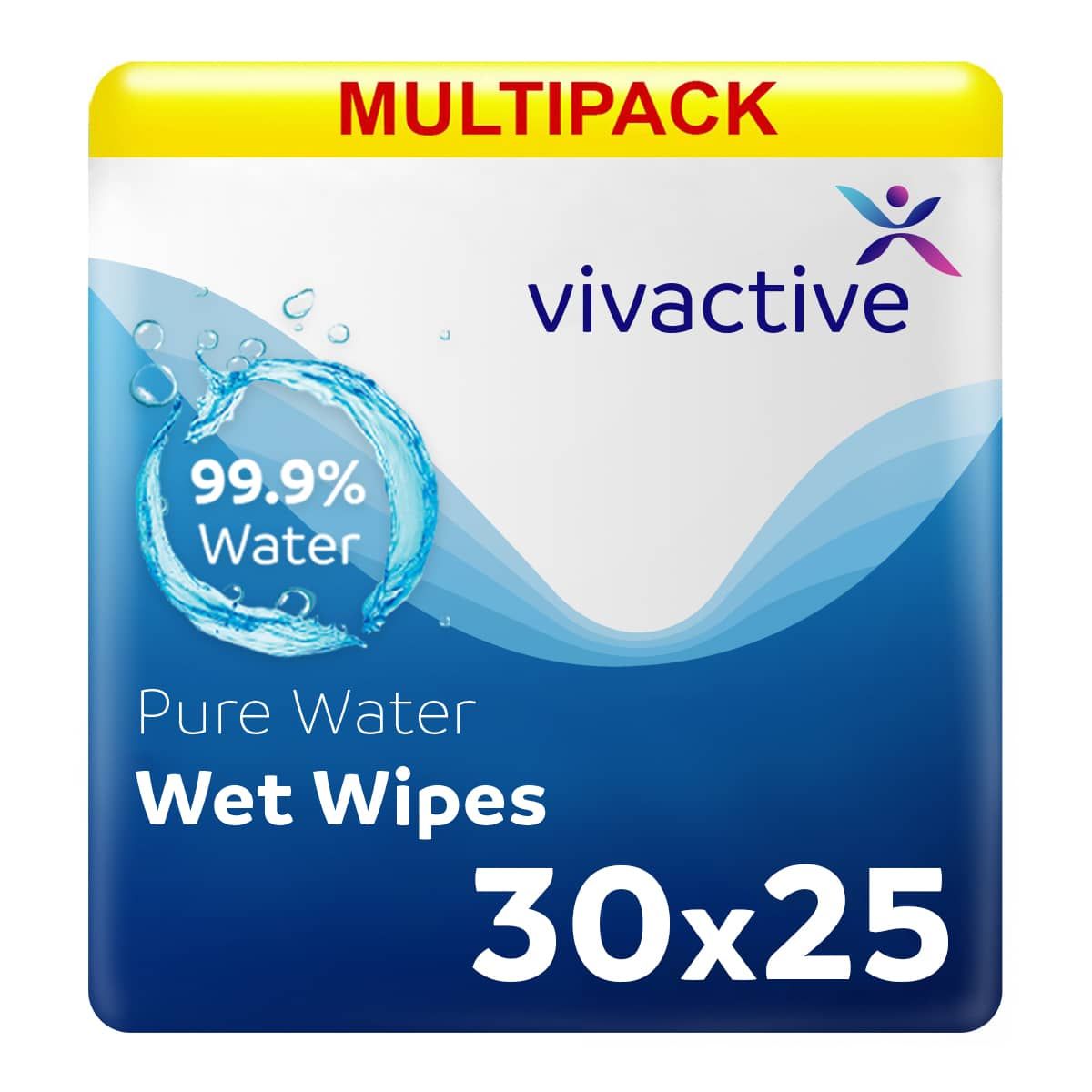 Water shop wipes multipack