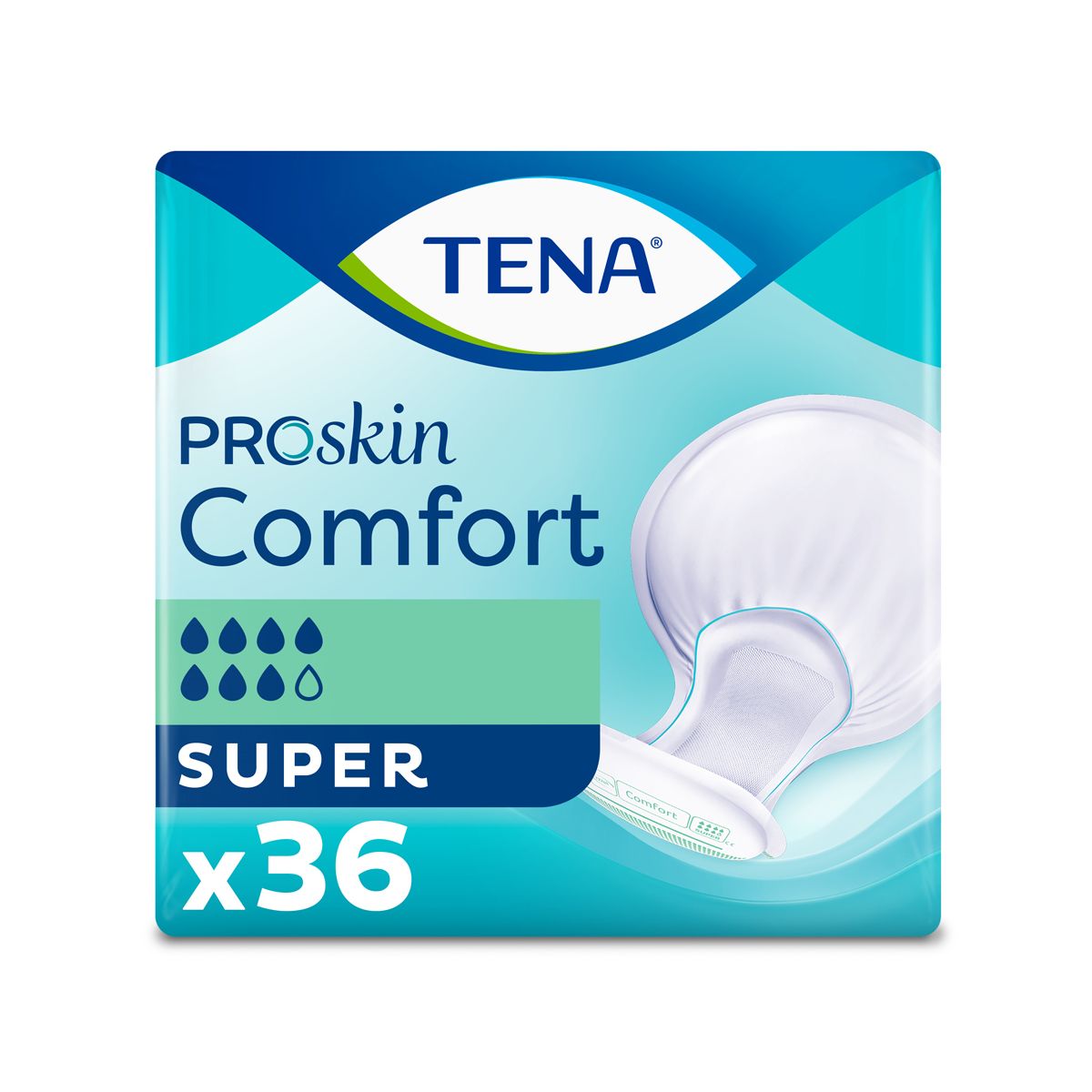 TENA ProSkin Comfort Super (2100ml) 36 Pack