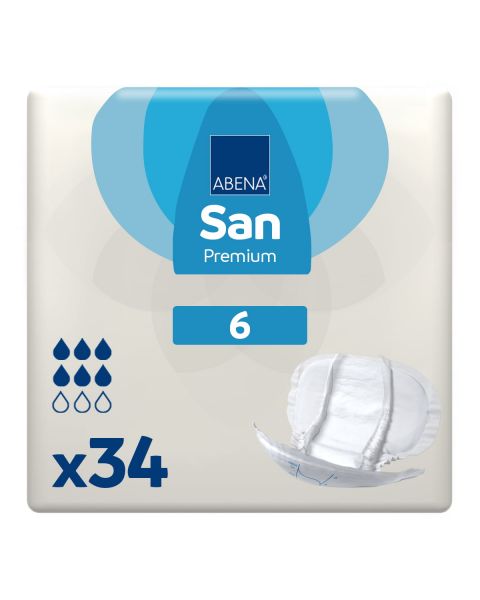 Abena San Premium 6 (1600ml) 34 Pack