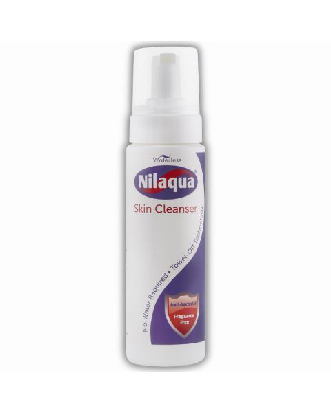 Nilaqua No-Rinse Antimicrobial Body Wash Skin Cleansing Foam 200ml