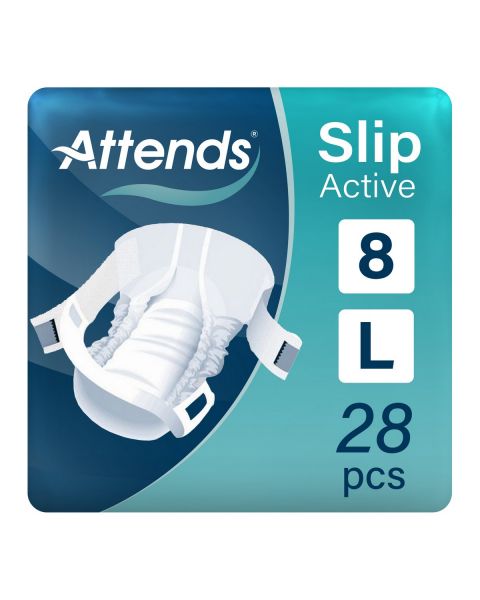 Attends Slip Active 8 Large (2350ml) 28 Pack