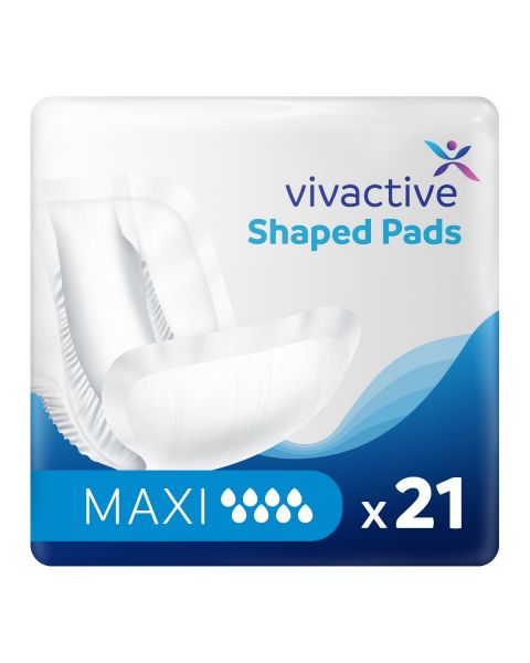 Vivactive Shaped Pads Maxi (3200ml) 21 Pack