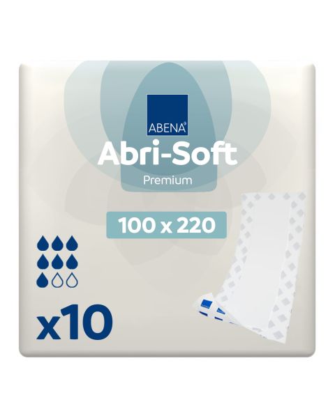 Abena Abri-Soft XL Premium Underpad 100x220cm (4500ml) 10 Pack