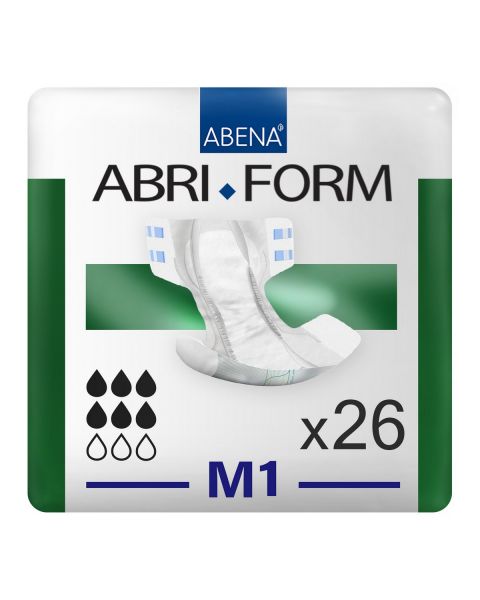 Abena Abri-Form Comfort M1 Medium (1800ml) 26 Pack