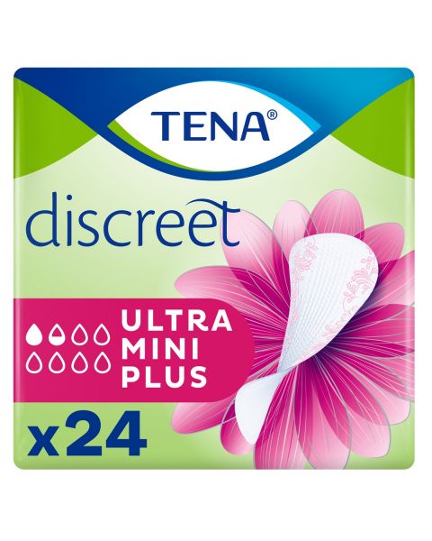 TENA Discreet Ultra Mini Plus (111ml) 24 Pack