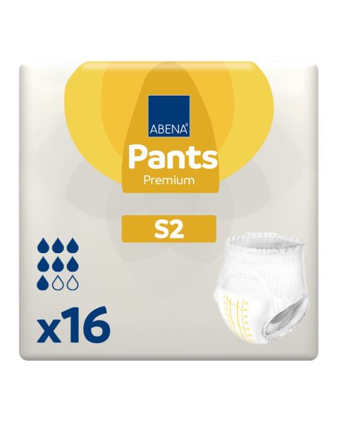 Abena Pants Premium S2 Small (1900ml) 16 Pack