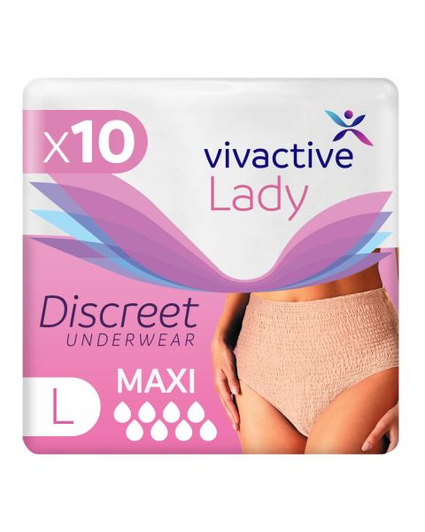 Vivactive Lady Discreet Underwear Maxi Large (2200ml) 10 Pack