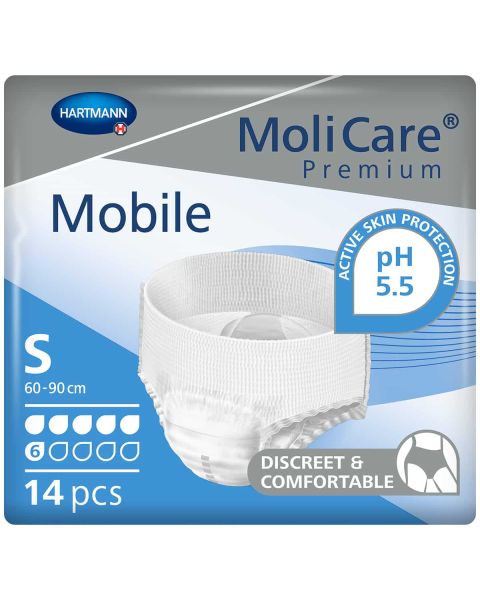 MoliCare Premium Mobile Pants Extra Plus Small (1475ml) 14 Pack