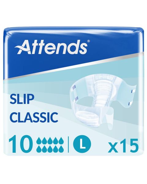 Attends Slip Classic 10 Large (3783ml) 15 Pack