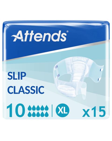 Attends Slip Classic 10 XL (3710ml) 15 Pack