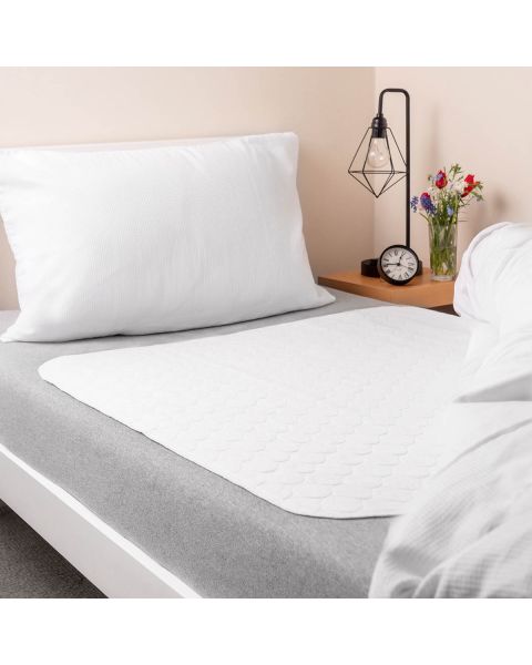 Washable Bed Pad White (1500ml) Small Single