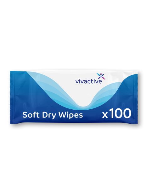 Vivactive Soft Dry Wipes 100 Pack