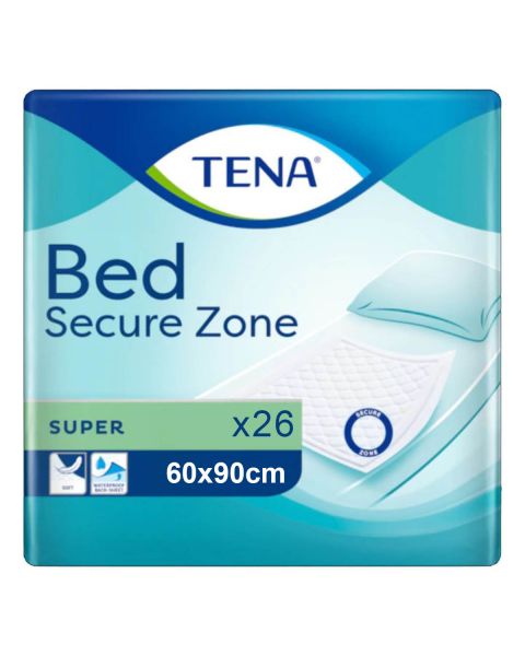 TENA Bed Secure Zone Super 60x90cm (2350ml) 26 Pack