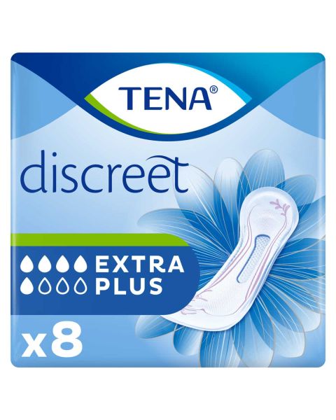 TENA Discreet Extra Plus (629ml) 8 Pack