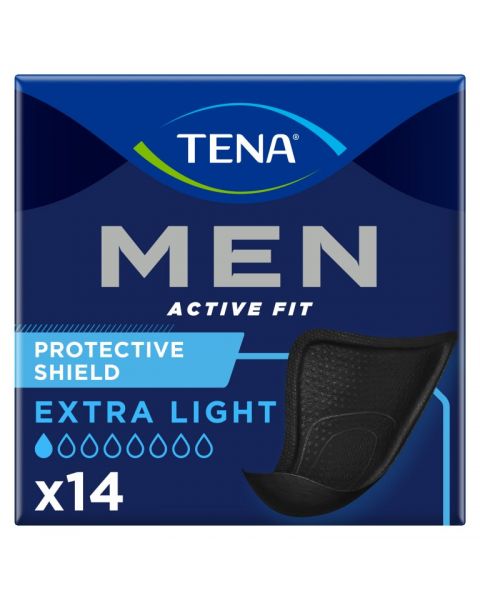 TENA Men Active Fit Protective Shield Extra Light (140ml) 14 Pack