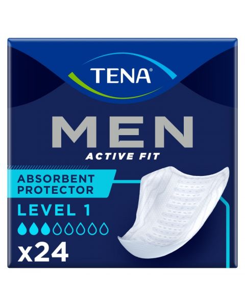 TENA Men Active Fit Absorbent Protector Level 1 (200ml) 24 Pack