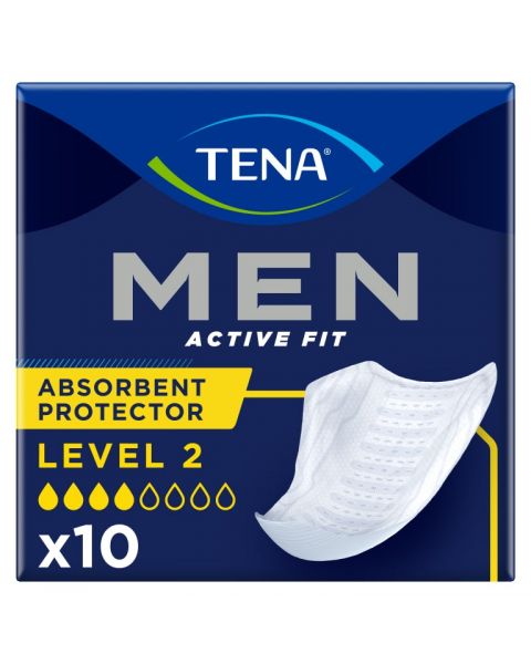 TENA Men Active Fit Absorbent Protector Level 2 (450ml) 10 Pack