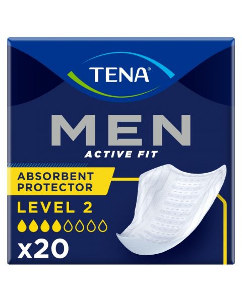 TENA Men Active Fit Absorbent Protector Level 2 (450ml) 20 Pack