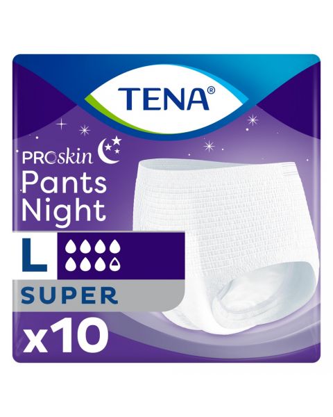 TENA Pants Night Super Large (2100ml) 10 Pack