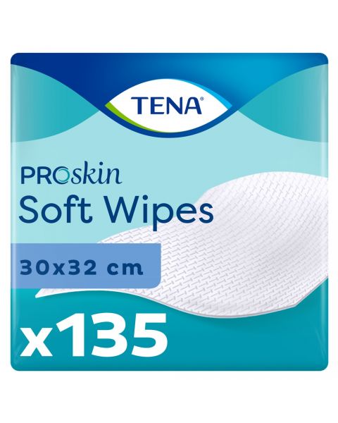 TENA Soft Wipes 135 Pack